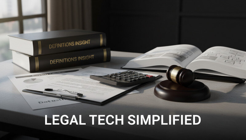 Property valuation documents and calculator on desk