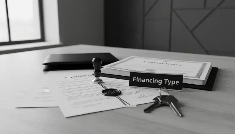 Real estate documents and keys on a desk representing property transaction completion